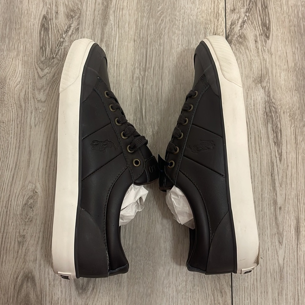 Polo Ralph Lauren Men’s size 10 Dark Brown shoes NWT - Picture 4 of 7